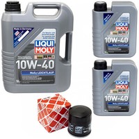 MotoröL Set MOS2 10W-40 Liqui Moly 7 Liter + ÖLfilter FüR Subaru Tribeca Outback