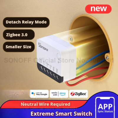 Extreme ZigbeeSmart Switch Detach Relay Smaller Size Wider Signal Remote Control