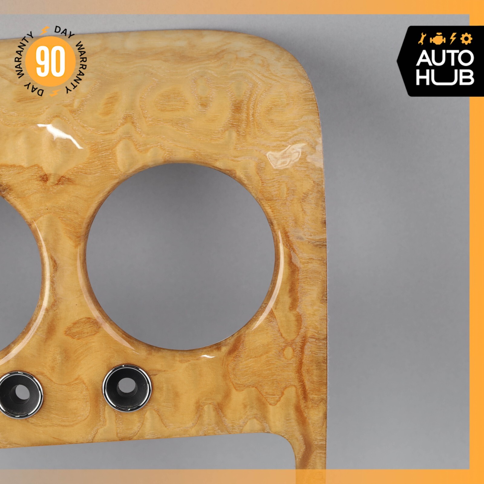 14-18 Bentley Flying Spur Rear Center Console A/C Air Vent Trim Wood OEM 44k