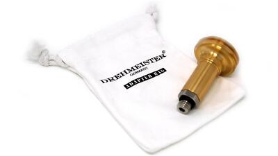 DREHMEISTER ACME Tankadapter 10mm lang verstärkt, Messing + Stoffbeutel