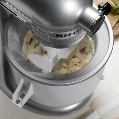 KitchenAid KICA0WH Ice Cream Maker Attachment - Excludes 7, 8, and
