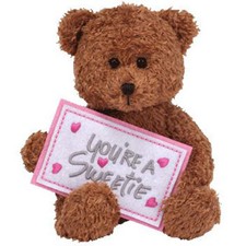 TY Beanie Baby - YOU'RE A SWEETIE the Bear (5.5 inch) -MWMT's Stuffed Animal