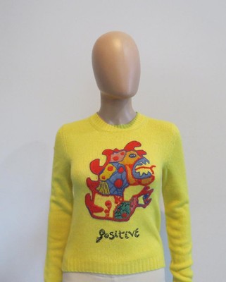 yellow cashmere sweaters