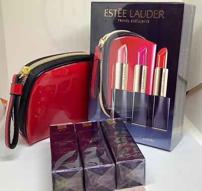 estee lauder lipstick set 3