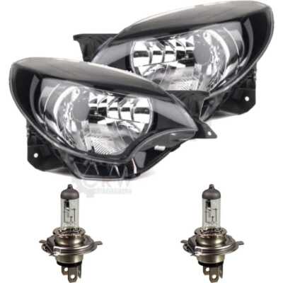 Scheinwerfer Set Renault Twingo II Bj. 12-14 inkl. Philips H4 für elektr. LWR