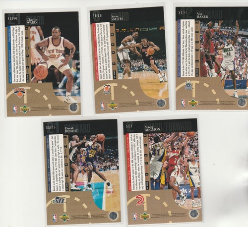 90'S INSERT LOT (5) 1994-95 UPPER DECK SPECIAL EDITION GOLD FOIL PARALLEL WARD - Picture 2 of 2