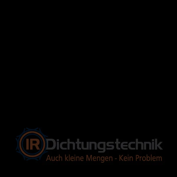 Gummiplatte Dichtung Gasket Material FKM 75 Shore A schwarz/black (1 St./pc.)