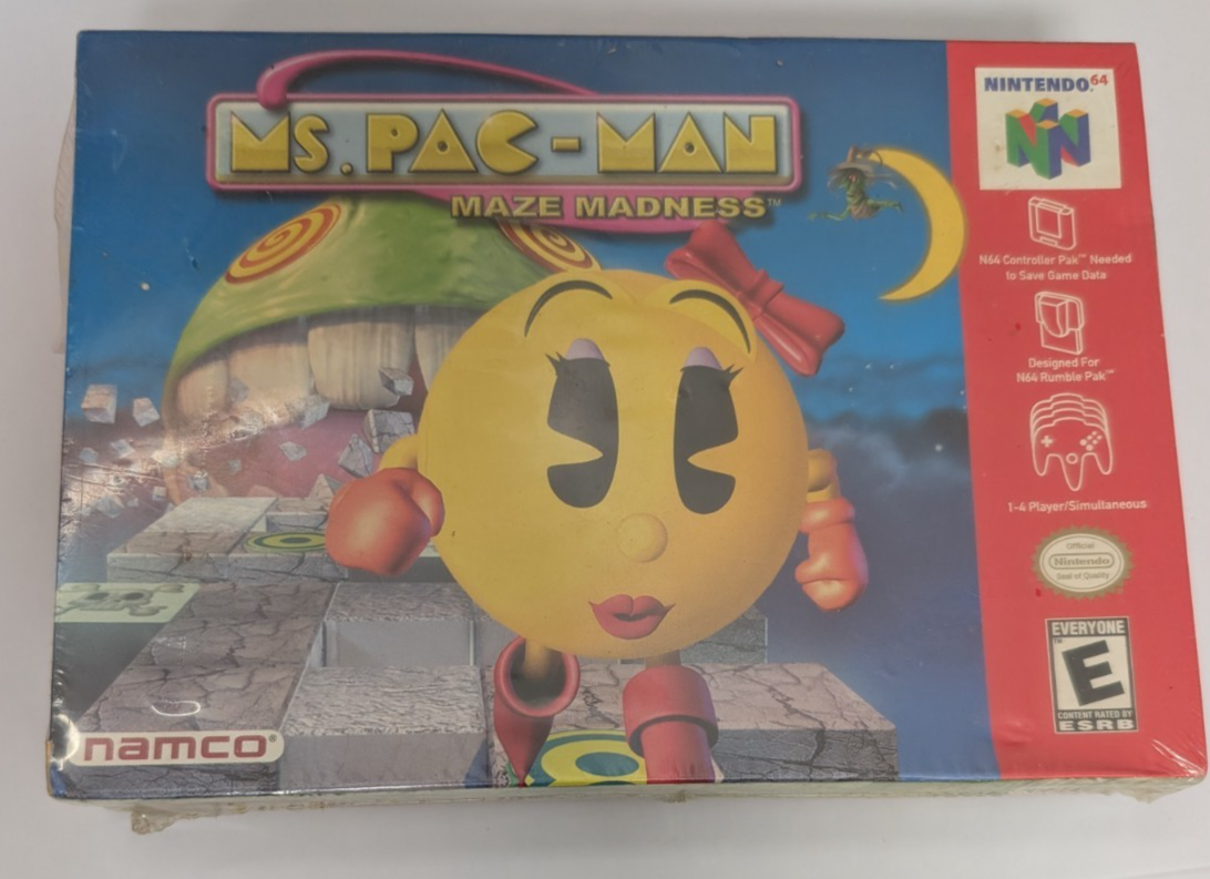 Ms. Pac-Man: Maze Madness (Nintendo 64, 2000) for sale online | eBay