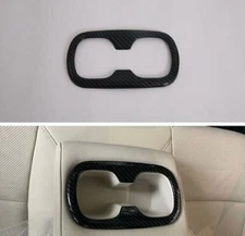 For Toyota Corolla 2020-2023 Steel Carbon Fiber Trim Rear Water Cup Holder Frame