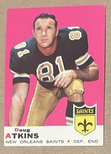 1969 TOPPS FOOTBALL CARDS 1 - 132, U PICK THE CARD.