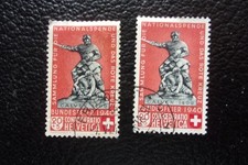 SUISSE - timbre yvert/tellier n° 351 351a obl (A110)