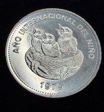 1979 Costa Rica 100 Colones Proof Silver Commemorative Coin &lsquo;Year of the Child&rsquo;