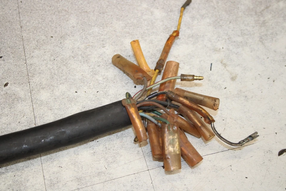 Honda CB450 1972 motor principal arnés de cableado motor telar de cable K15-2809 ABW Foto 2 de 4