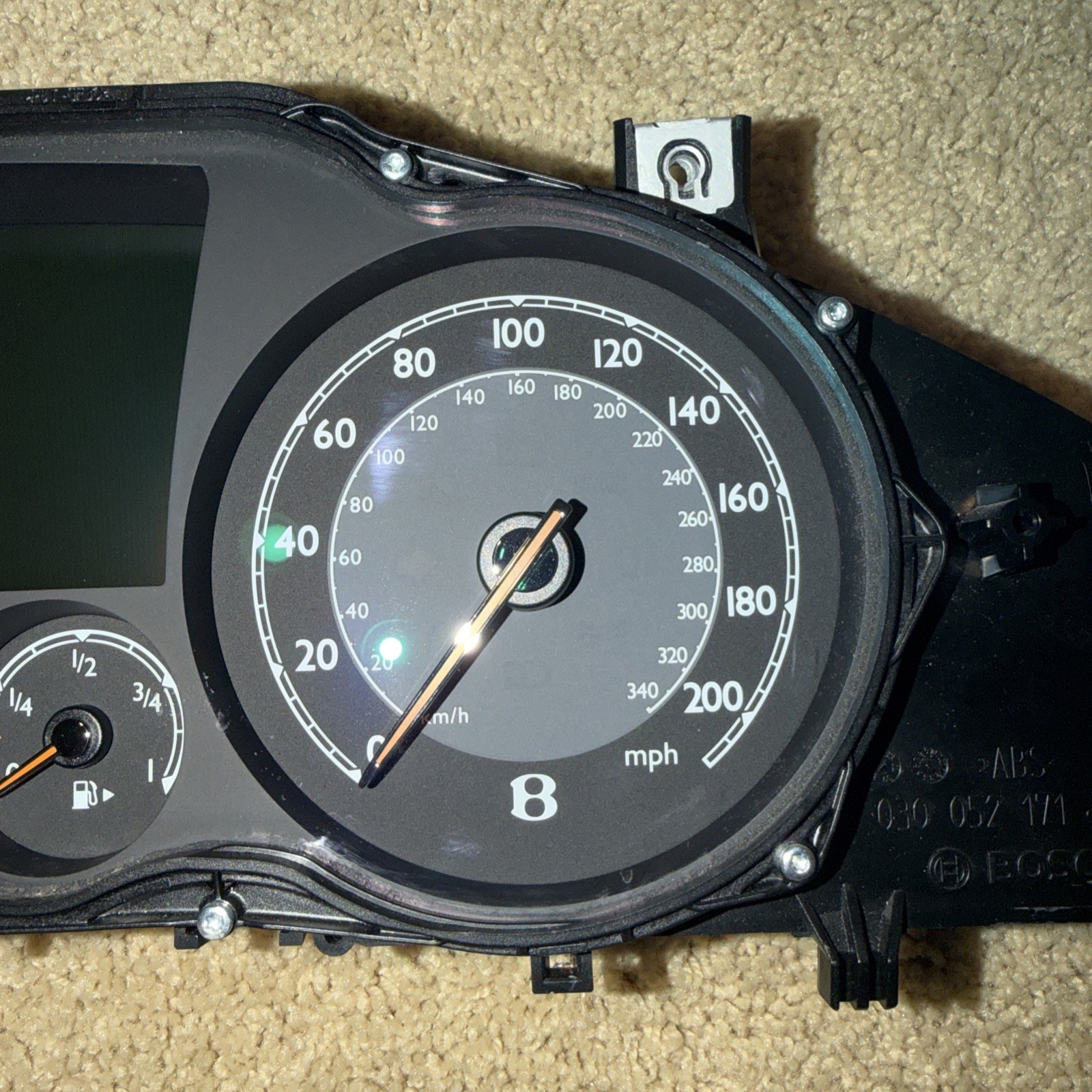 BENTLEY FLYING SPUR  2014 Speedometer Cluster 820825 ID# 3W0920851L 