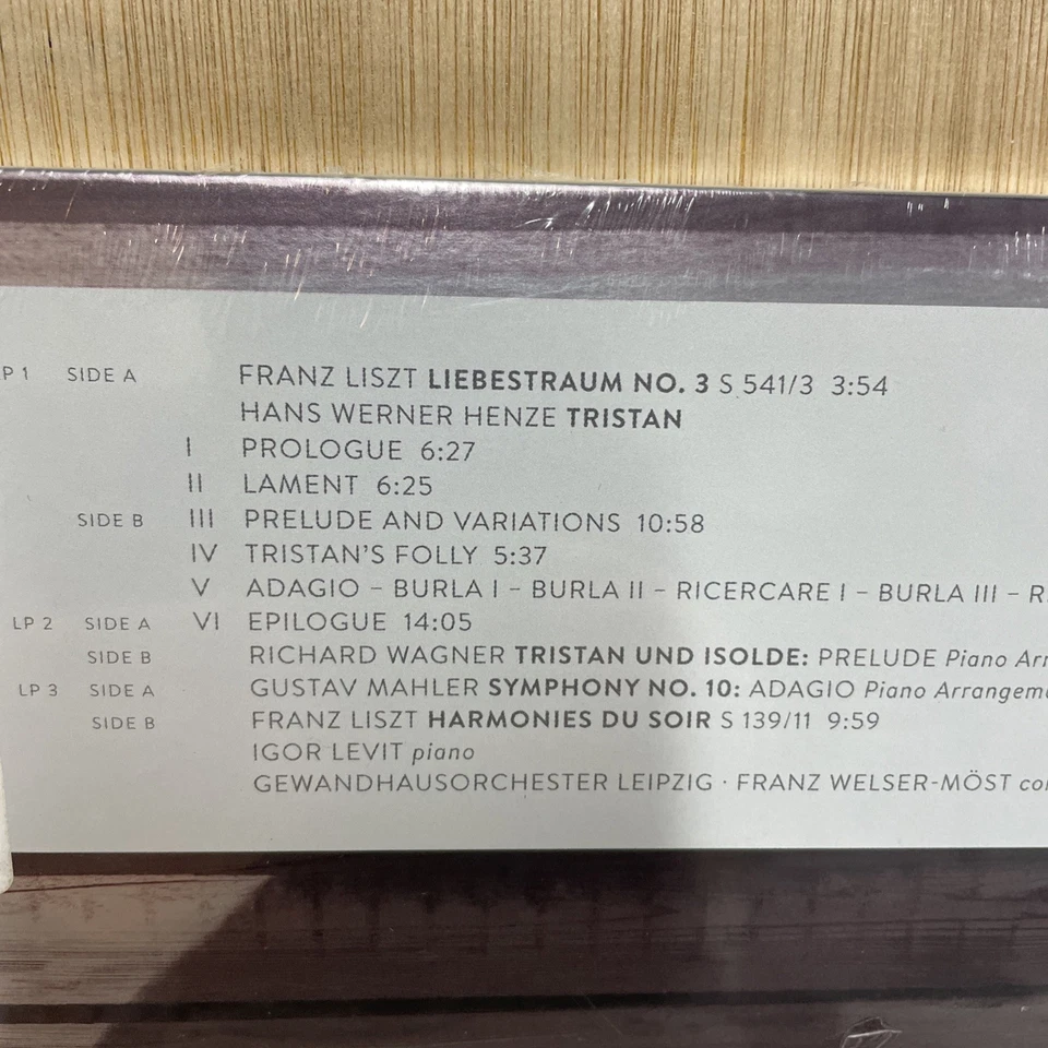 IGOR LEVIT  - TRISTAN - TRIPLE AUDIOPHILE VINYL LP  ALBUM NEW - Image 4 of 4