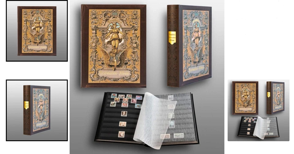 Álbum de estampillas clásicas de Prophila: 60 páginas en diseño patrimonial para coleccionistas serios Foto 2 de 4