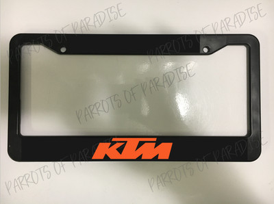 KTM Dirt Bike Enduro Motocross Plastic Car License Plate Frame