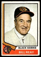 1974-75 O-Pee-Chee VTG OPC Hockey VG-EX Billy Reay Chicago Blackhawks #204