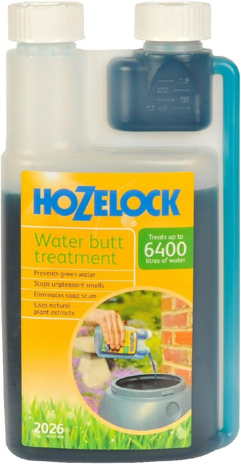 HOZELOCK - Waterbutt Treatment : Ideal for Water Butt, Non-Toxic, Prevents Unple