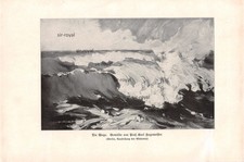 Die Woge - Karl Hagemeister - 1923 - Historischer Kunstdruck ~16x25cm