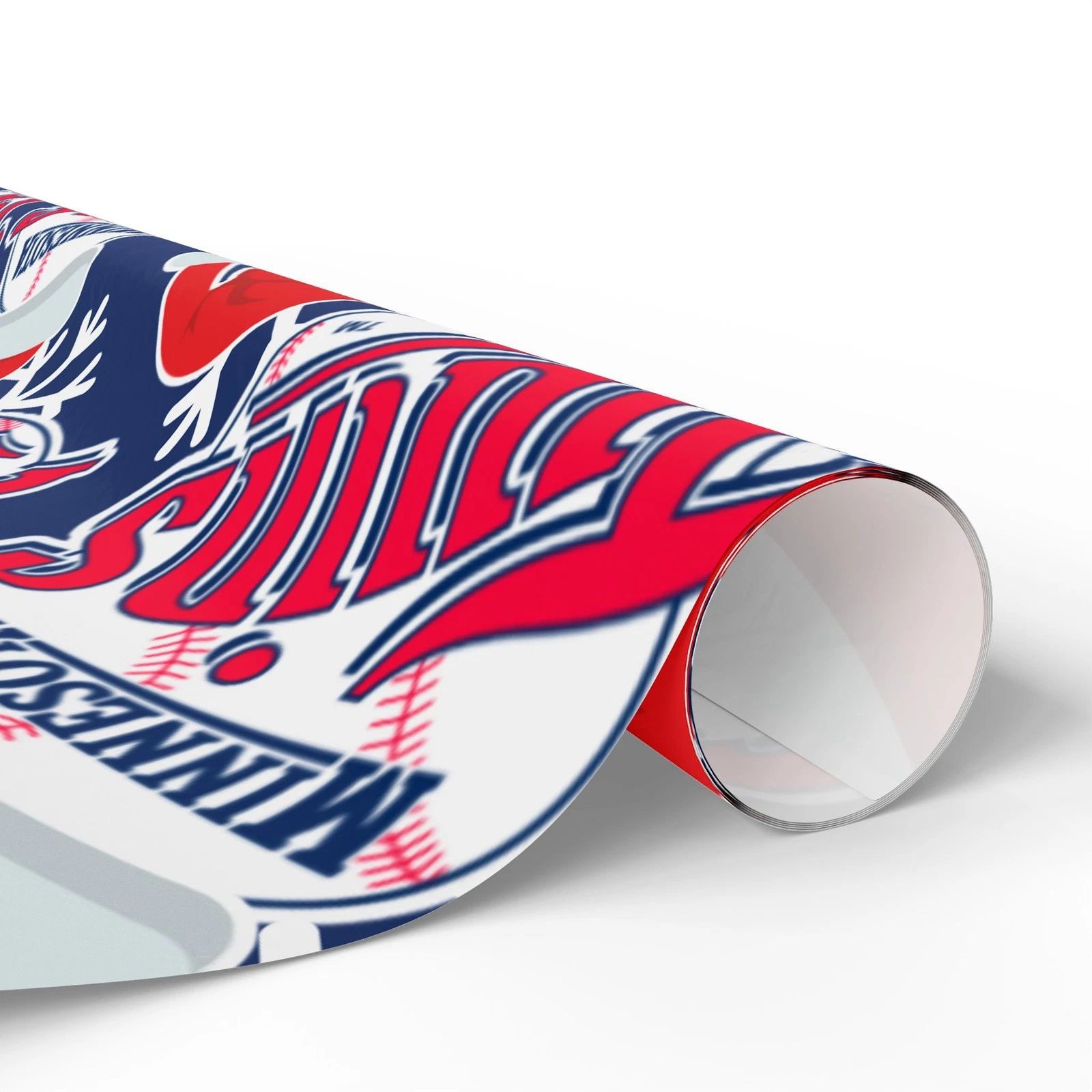 Minnesota Twins Wrapping Papers, Christmas Gift Wrap, Baseball Team Holiday