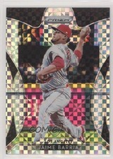 2019 Panini Prizm Plaid Power Prizm 17/75 Jaime Barria #41 oh6