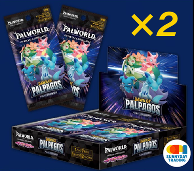 Palworld TCG Dawn of Palpagos Booster Box 2 box case Japanese
