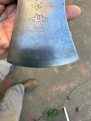 Vintage 1-1/2 Lb. S A Wetterlings axe hatchet head.