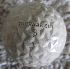 VINTAGE GOLF BALL THE SPALDING TOURNAMENT UGLY DUCKLING CIRCA 1930'S NICE