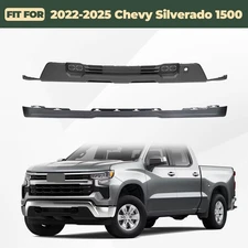 Front Lower Bumper Cover For 2022-2025 Chevy Silverado 1500 with Lower Deflector