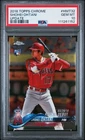 2018 TOPPS CHROME UPDATE #HMT32 SHOHEI OHTANI ROOKIE RC PSA 10