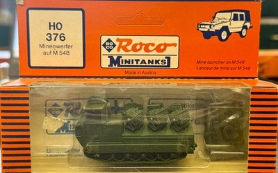 Roco MINITANKS Nr.376 Minenwerfer auf M 548 olivgrün - neu in OVP