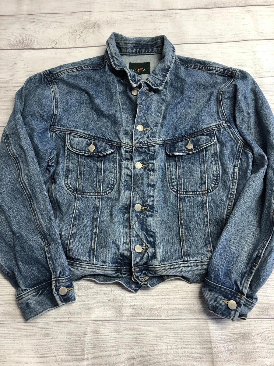 J.CREW Denim Coats, Jackets & Vests for Cotton Outer Shell Men for