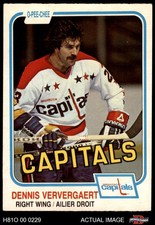 1981 O-Pee-Chee #356 Dennis Ververgaert Capitals-Hockey 6 - EX/MT
