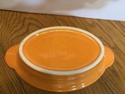 Fiesta Ware Tangerine Orange Individual Oval Casserol Dish w/Handles — photo 3
