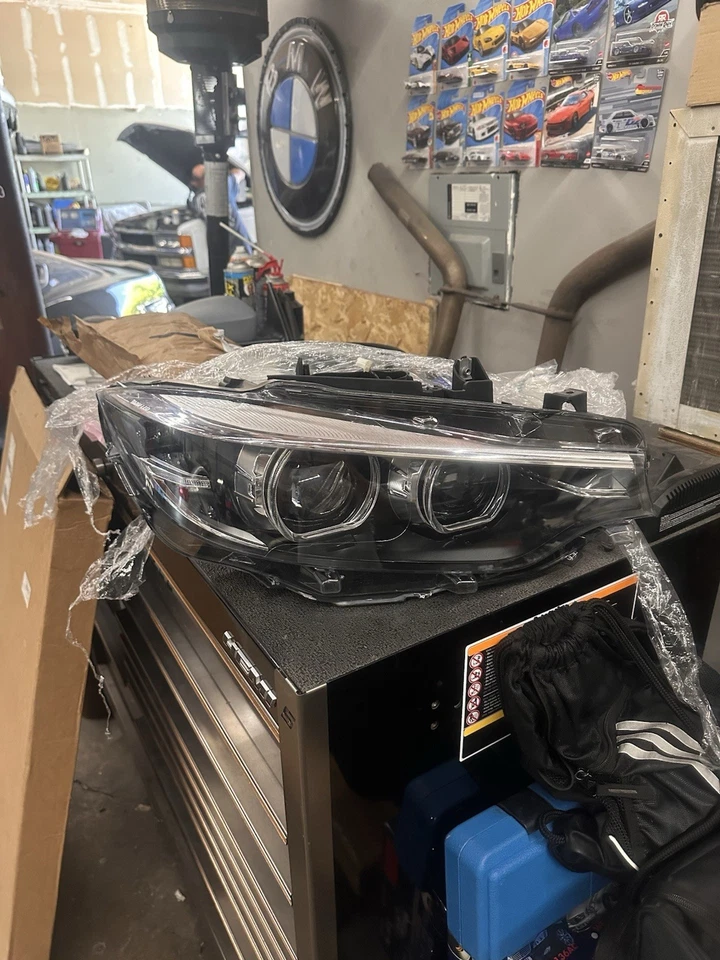 7478153 全新宝马 M4 F82 F83 LCI LED 车头灯乘客 RHD 完整 — 第 2/4 张图片