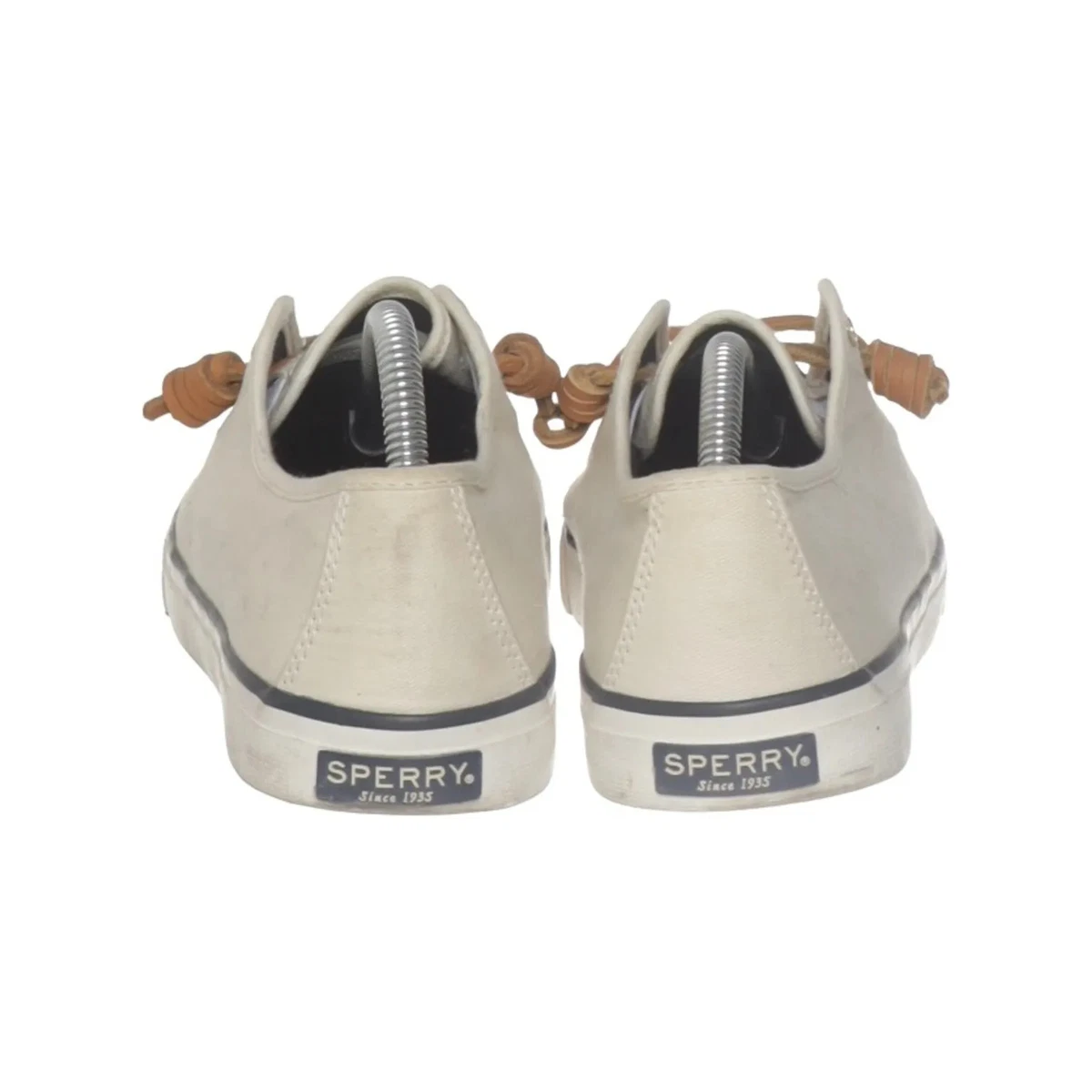 Sperry Top Sider, Canvas Sneaker, Größe: 38, model: crest vibe, Weiß/Braun #nGc
