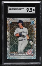 2020 Bowman Chrome Prospects Mega Box Mojo Refractor Anthony Volpe SGC 9.5 q4j
