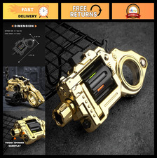 Alloy Fidget Slider Gun Toy - EDC Clicker Spinner Launcher with Bullets, Stres