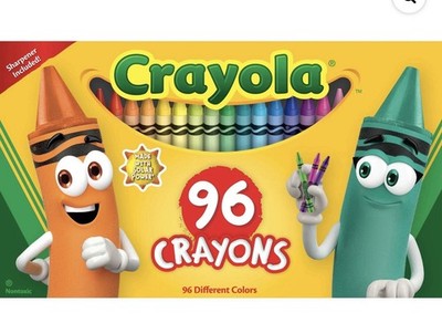 Crayola 520096 96ct Crayons with Built-in Sharpener