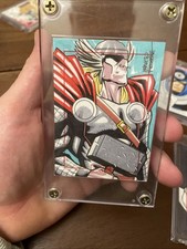 Marvel 75th Anniversary SketchaFEX Sketch Card Thor