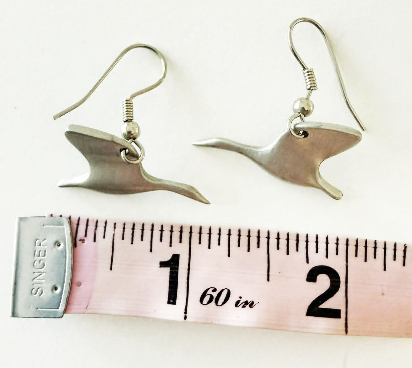 925 Solid Sterling Silver Flying Goose Women's Dr… - image 4