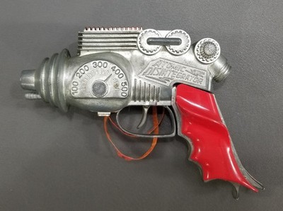 Vintage Rare 1950s Hubley Atomic Disintegrator Space Ray Cap Robot