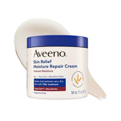 Aveeno Skin Relief Body Cream Triple Oat 11 oz