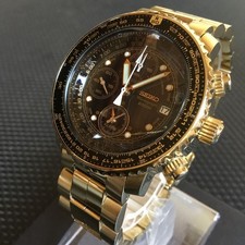 Buy Seiko Flightmaster Men's Black Watch - SNA414P1 online