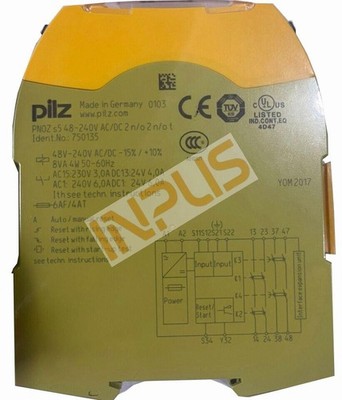 New 750135 PILZ PNOZ s5 48- 240V AC DC Safety Relay 750135 W/ warranty Free