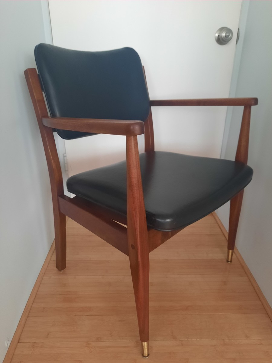 Gregson Walnut Armchair - 1950s Danish Style - MCM | eBay