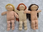 1985 Cabbage Patch Kids Girls Red Blue Tooth Brown Hair Eyes Boy Yellow Green