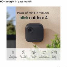 Blink Outdoor 4 Wireless 3-Camera System Battery Night Vision Two-Way Audio