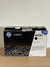 HP 643A Q5950A Black Original LaserJet Toner Cartridge Genuine OEM Open Box